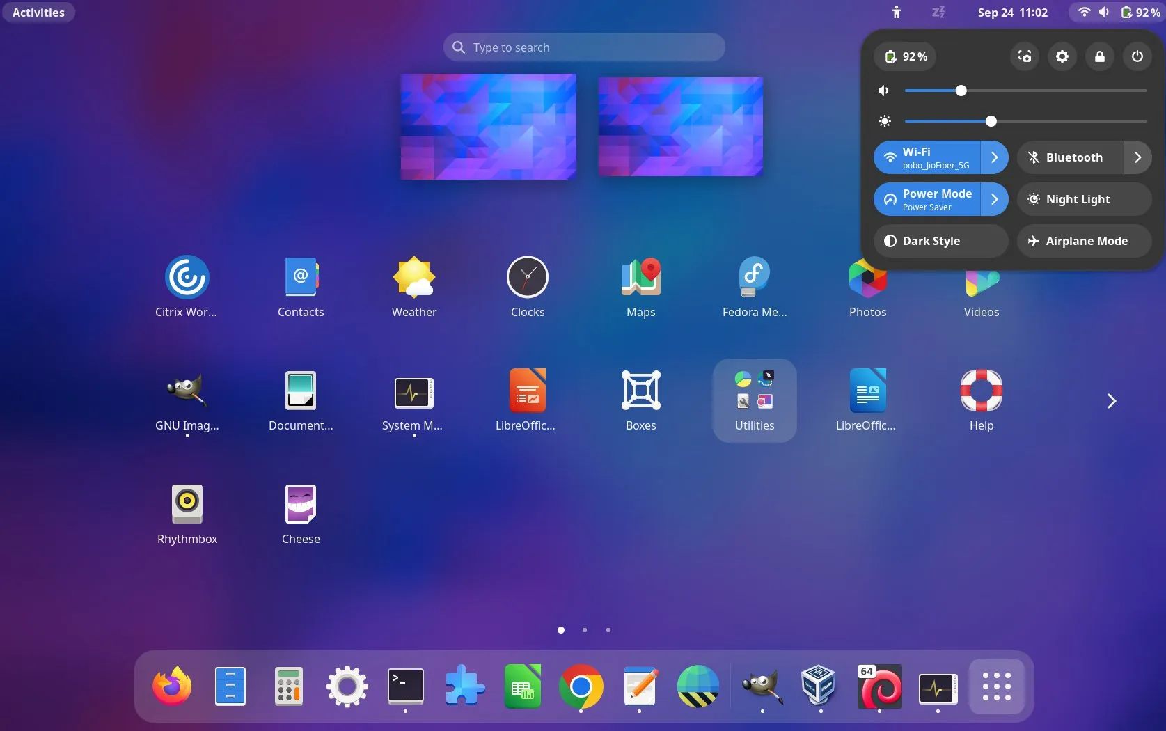 Gnome — Offers a modern, minimalist desktop
