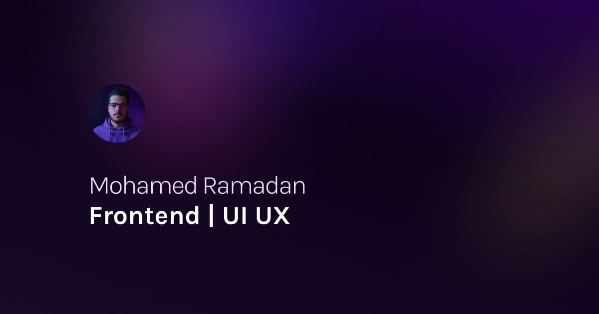 Work | Mohamed Ramadan